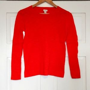 Jcrew Bright Orange/Red Sweater